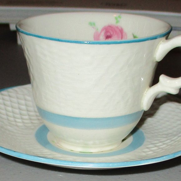 Luneville Espresso Demitasse Cup and Saucer KG France Vintage Porcelain Teacup - Picture 3 of 6